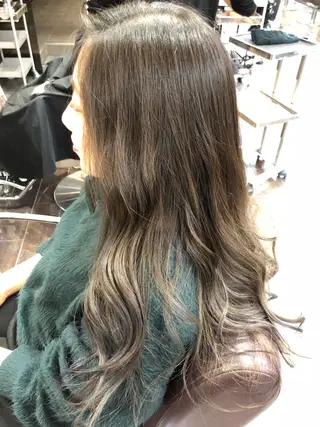 ロング カラー パーマ ヘアアレンジ 高橋 隆一のヘアスタイル