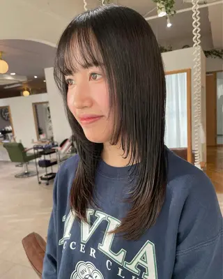 ロング カラー Ogata Marinaのヘアスタイル