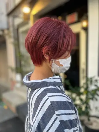 ショート カラー SALOWIN神戸三宮店所属・【美髪を叶える】中谷 彰宏（アキ)のヘアスタイル