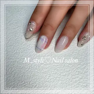ミディアム ネイル 下妻市ﾈｲﾙｻﾛﾝ M_styleのネイルデザイン