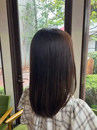 セミロング minnano・policy所属・miu 💫のヘアスタイル
