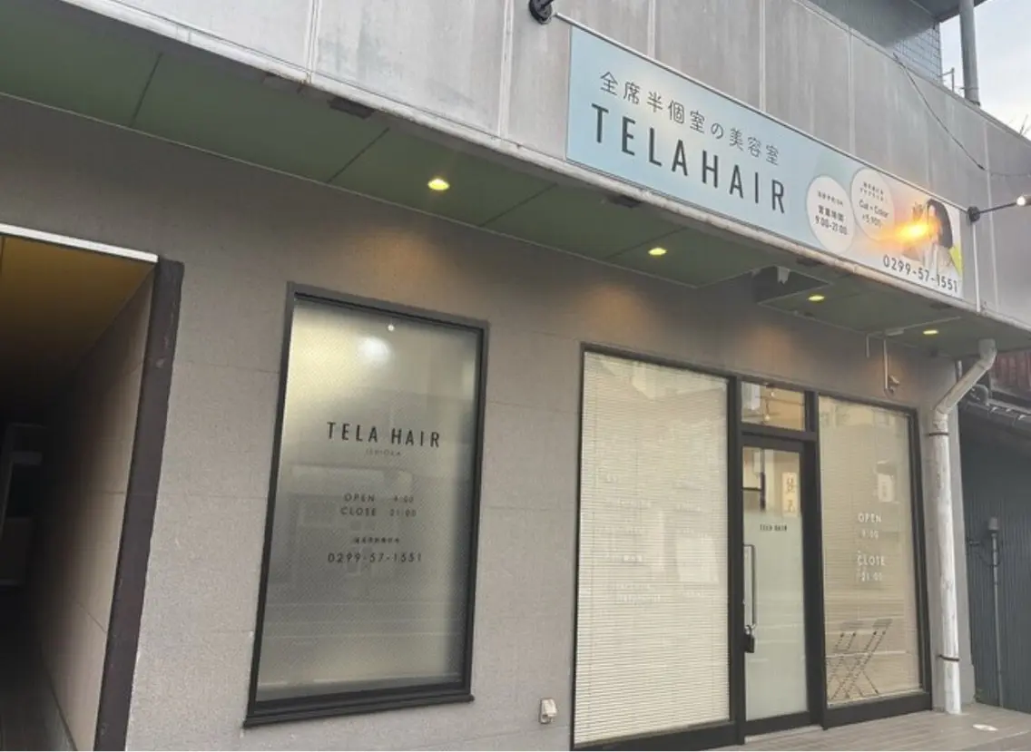 Tela hairの内観・外観1