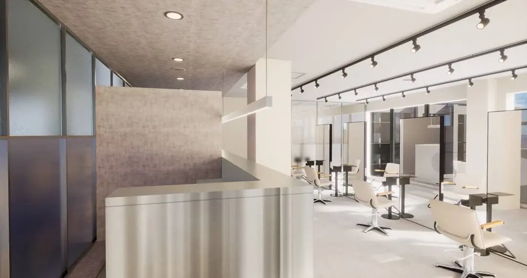 Qin share salon 原宿店の内観・外観1
