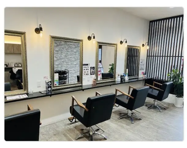 hair salon Ｒ＆Ｒ倉敷店の内観・外観2