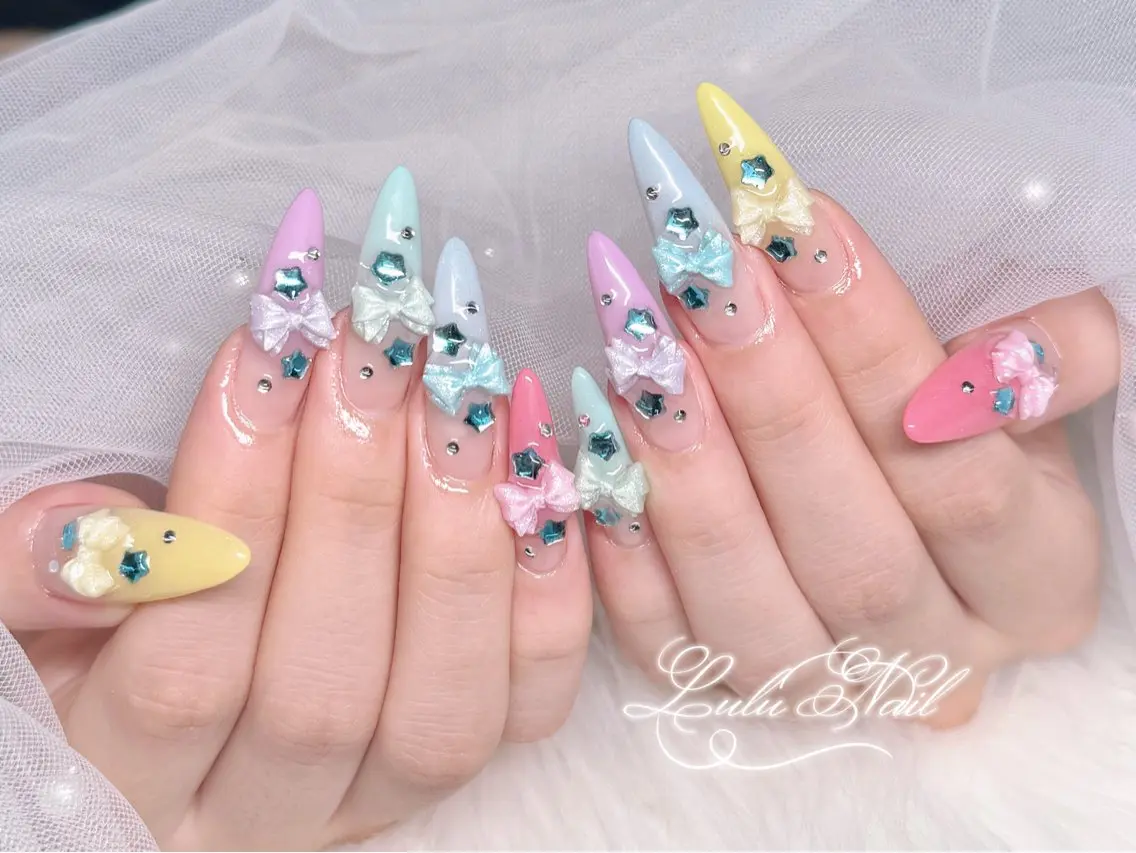 ネイル ハンドネイル Lulu Nail 🫧ユユのネイルデザイン