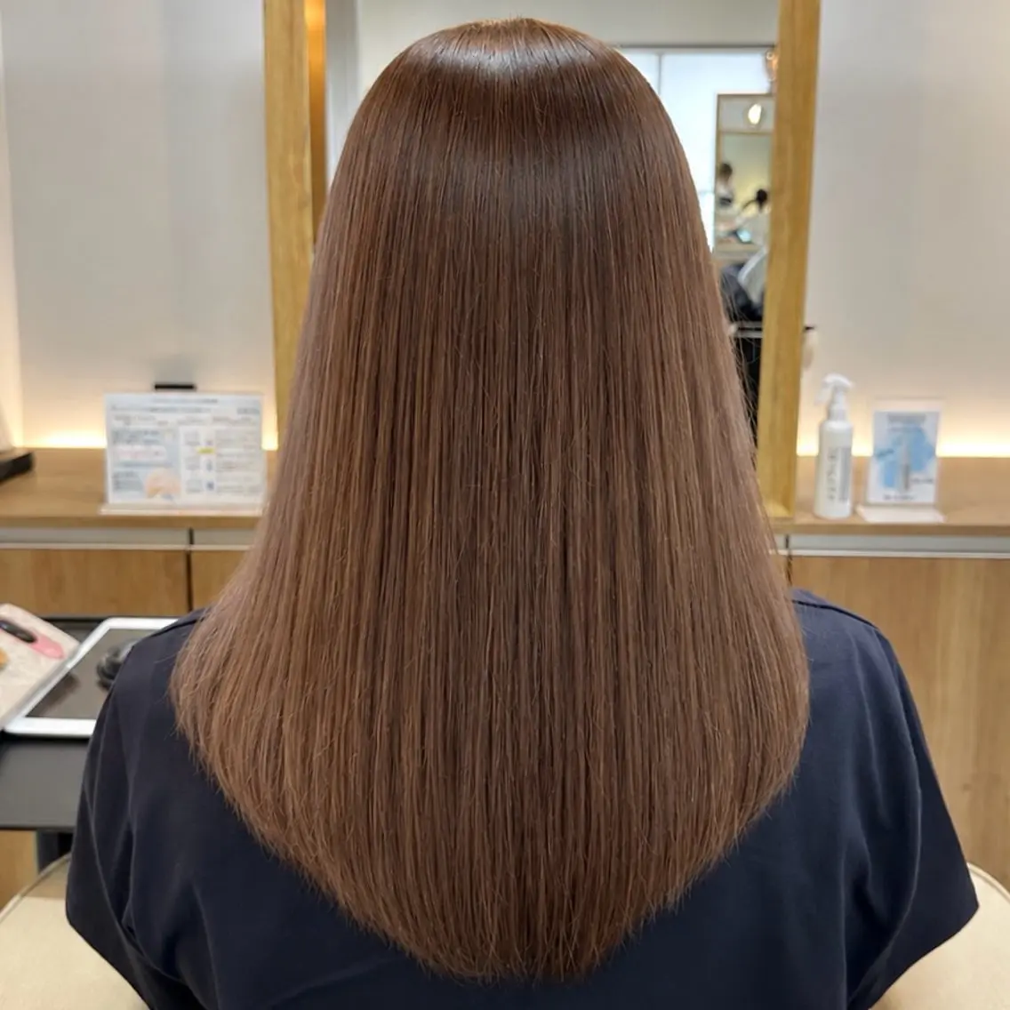 セミロング ヘアカラー トリートメント 飯田 智也のヘアスタイル