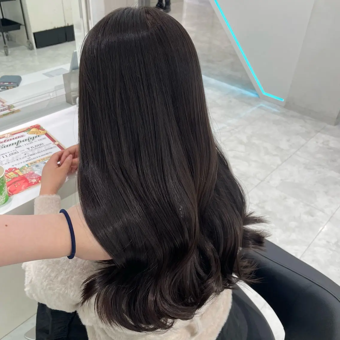 セミロング カラー ケアカラー カット ヘアカラー 🐺韓国風メンズ特化 あさひ🐺のヘアスタイル