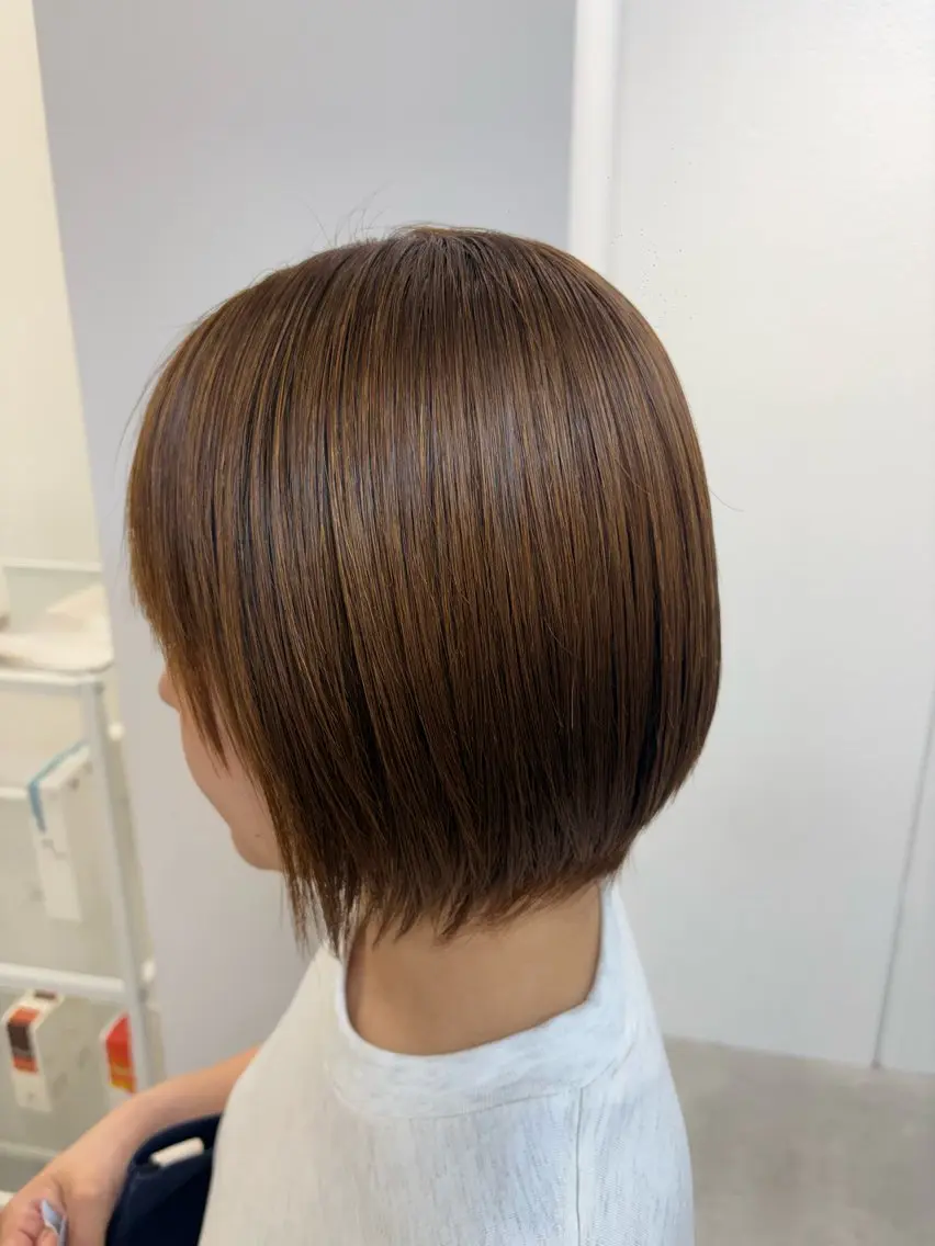 ショート 縮毛矯正 トリートメント 冨沢 巧のヘアスタイル