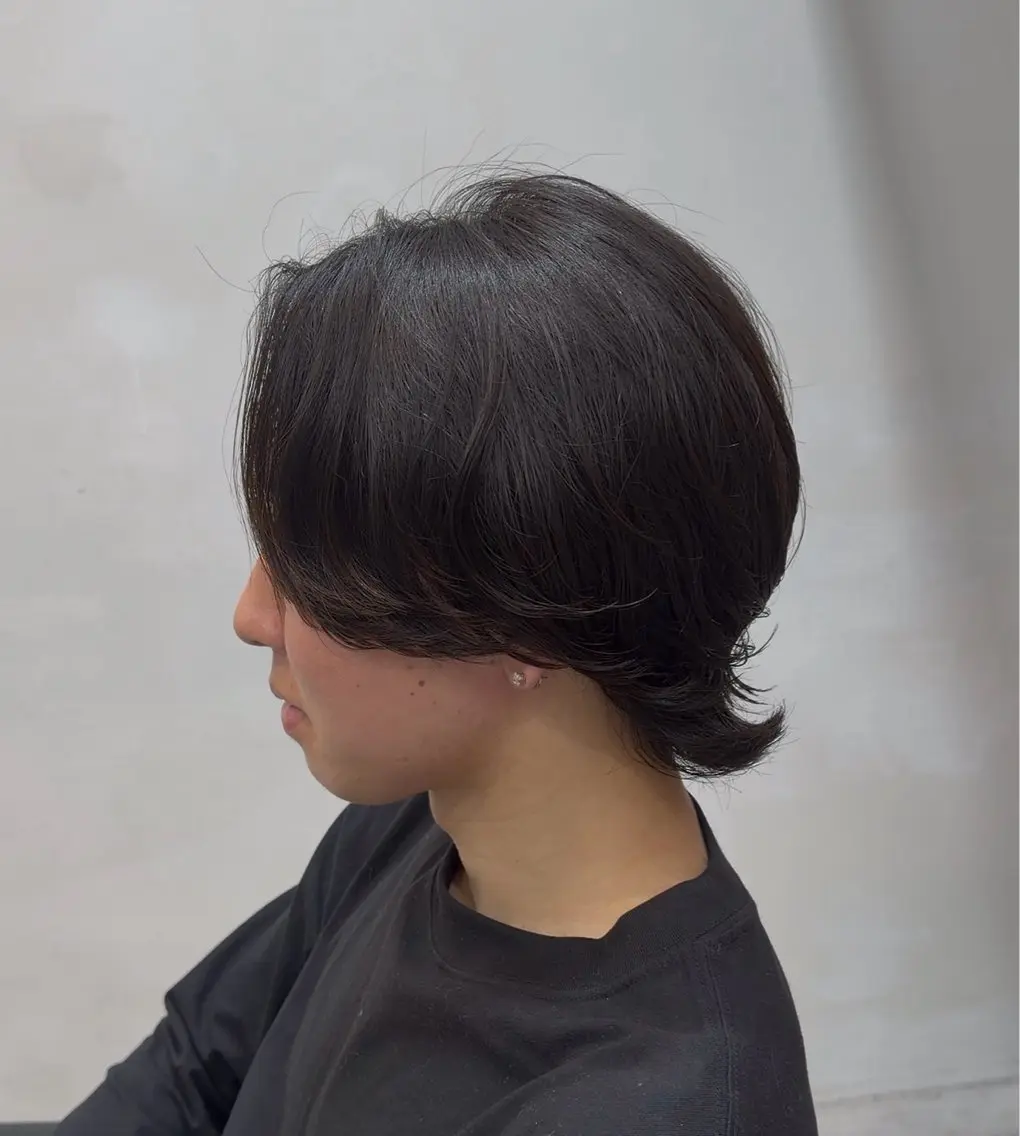 ミディアム メンズ カット fifth 菅崎愛斗のヘアスタイル