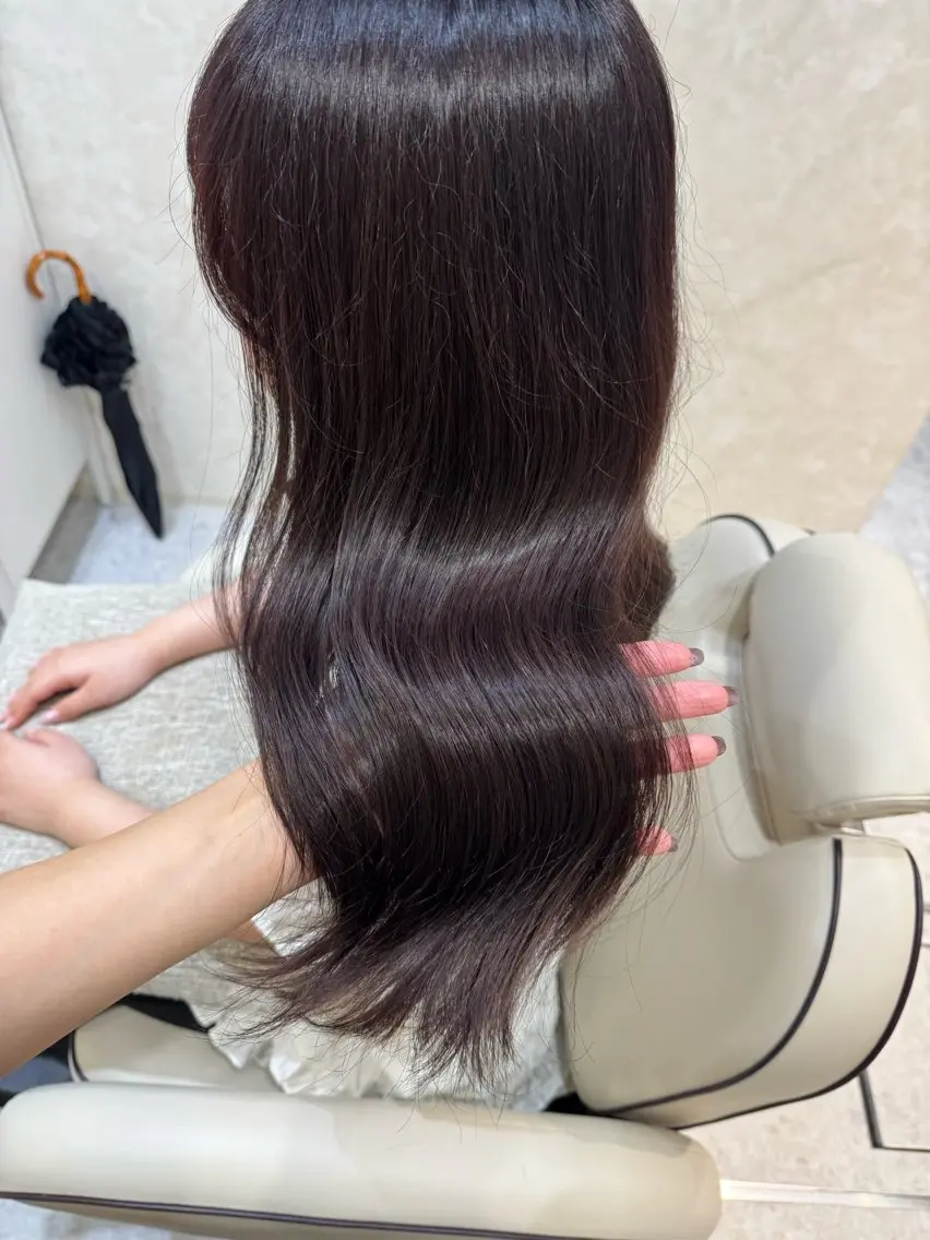 セミロング カラー カット ヘアカラー トリートメント 片岡 由依のヘアスタイル