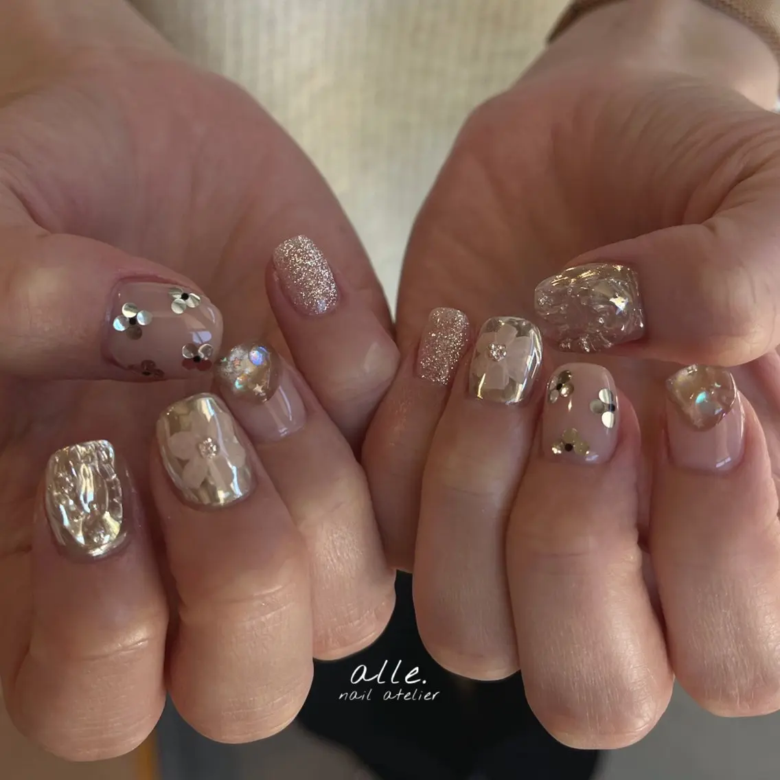 ネイル ハンドネイル atelier alle.のネイルデザイン