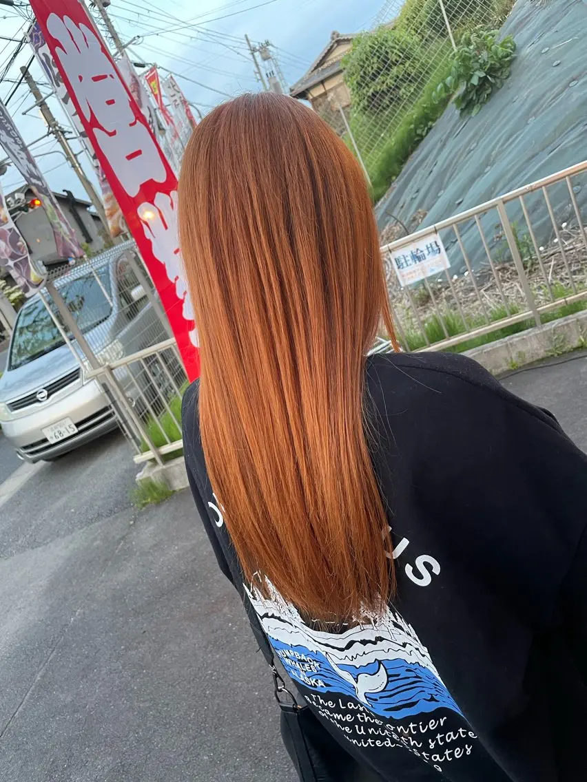 ロング カラー JowA✂︎ 目片夏実のヘアスタイル
