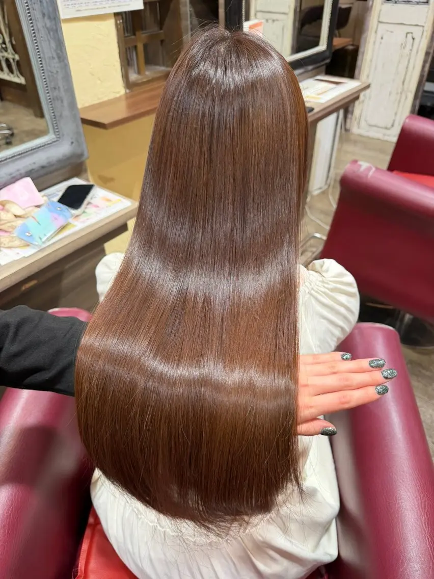 ロング カラー トリートメント カット ヘアカラー 💠天野空💠/ボブ /ショート/シルク髪のヘアスタイル