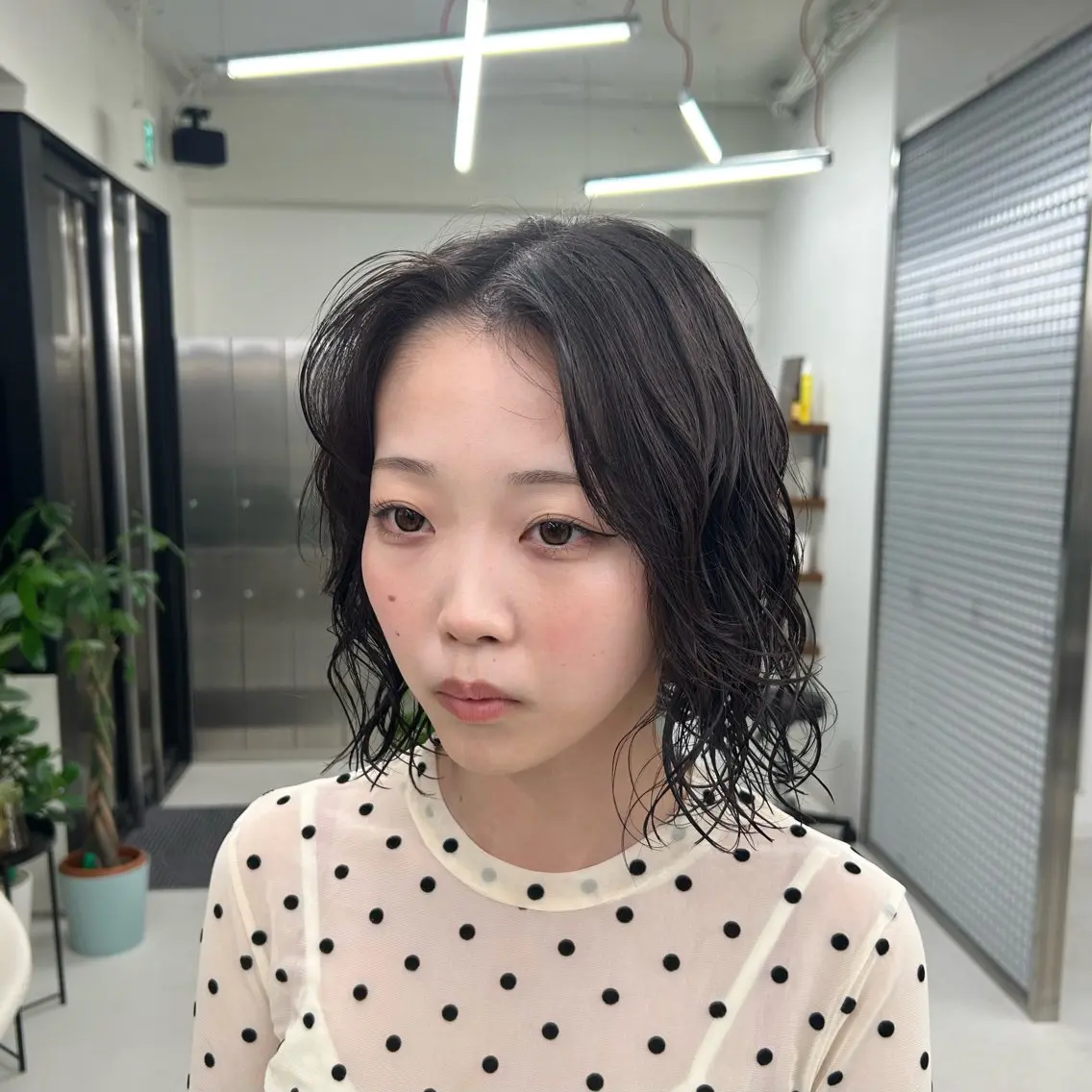 ミディアム パーマ パーマ レディース/ボブ パーマ/ 田中育斗のヘアスタイル