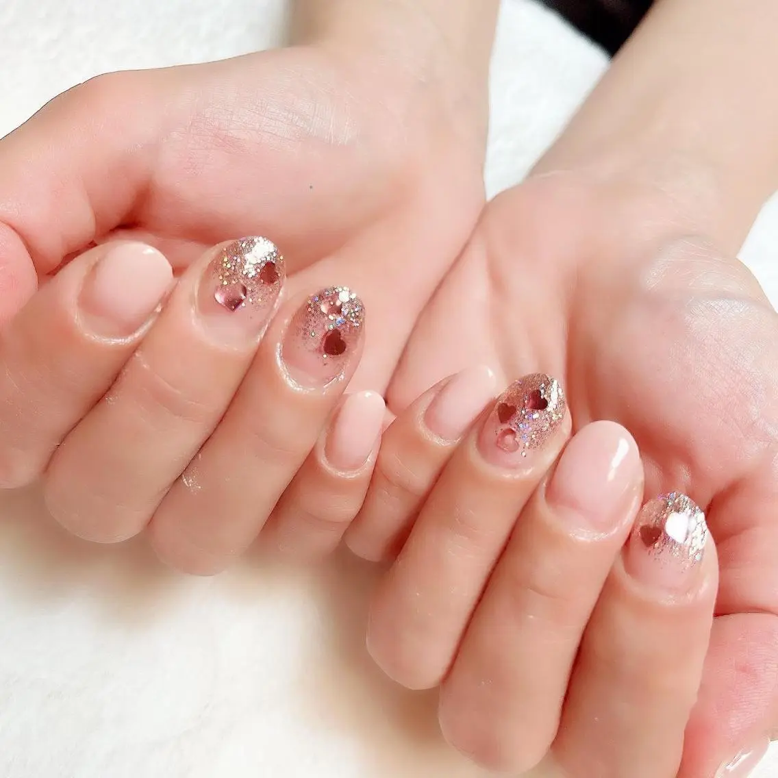 ネイル ハート ハンドネイル nailsalon Aのネイルデザイン