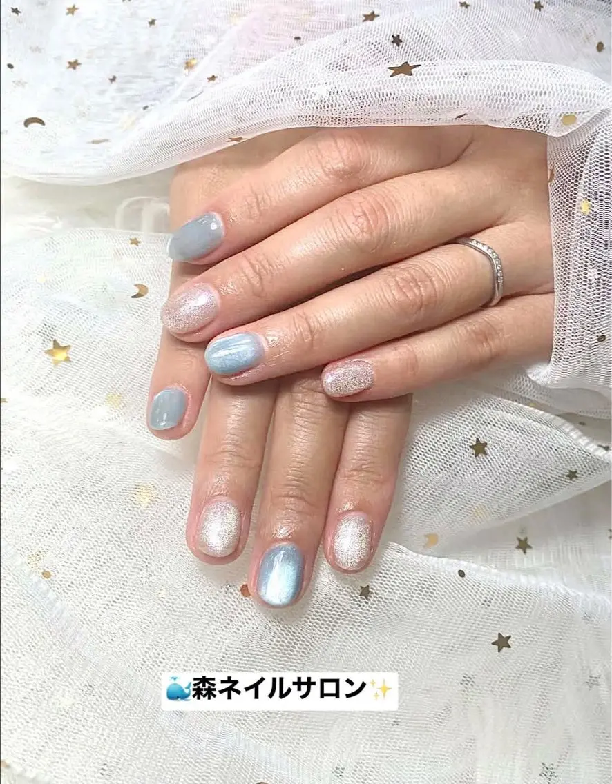 ネイル ハンドネイル 森 ネイル サロンのネイルデザイン