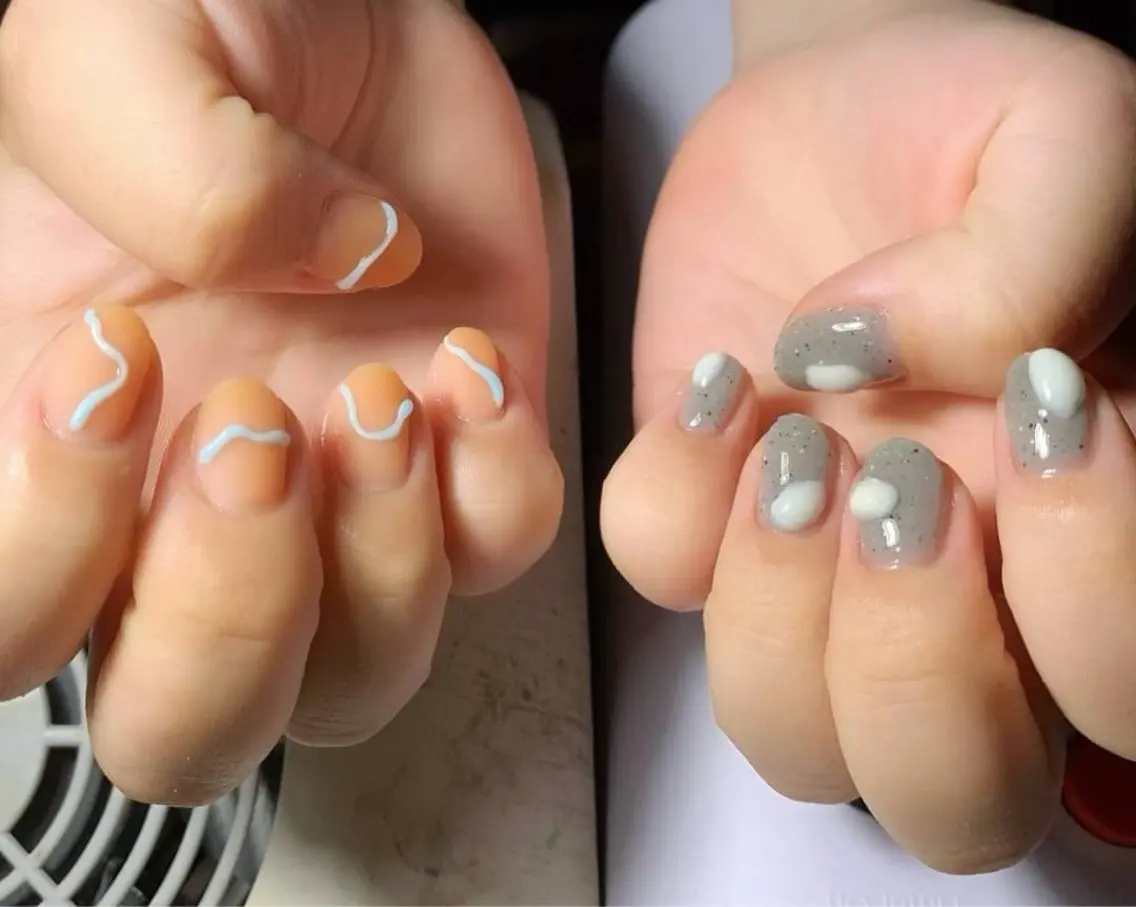 ネイル ニュアンスネイル MHR nailのネイルデザイン