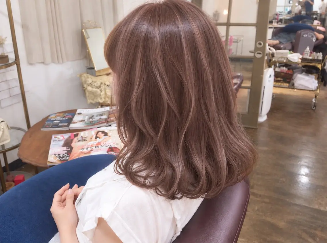 ミディアム シャンブル 宜野湾のヘアスタイル