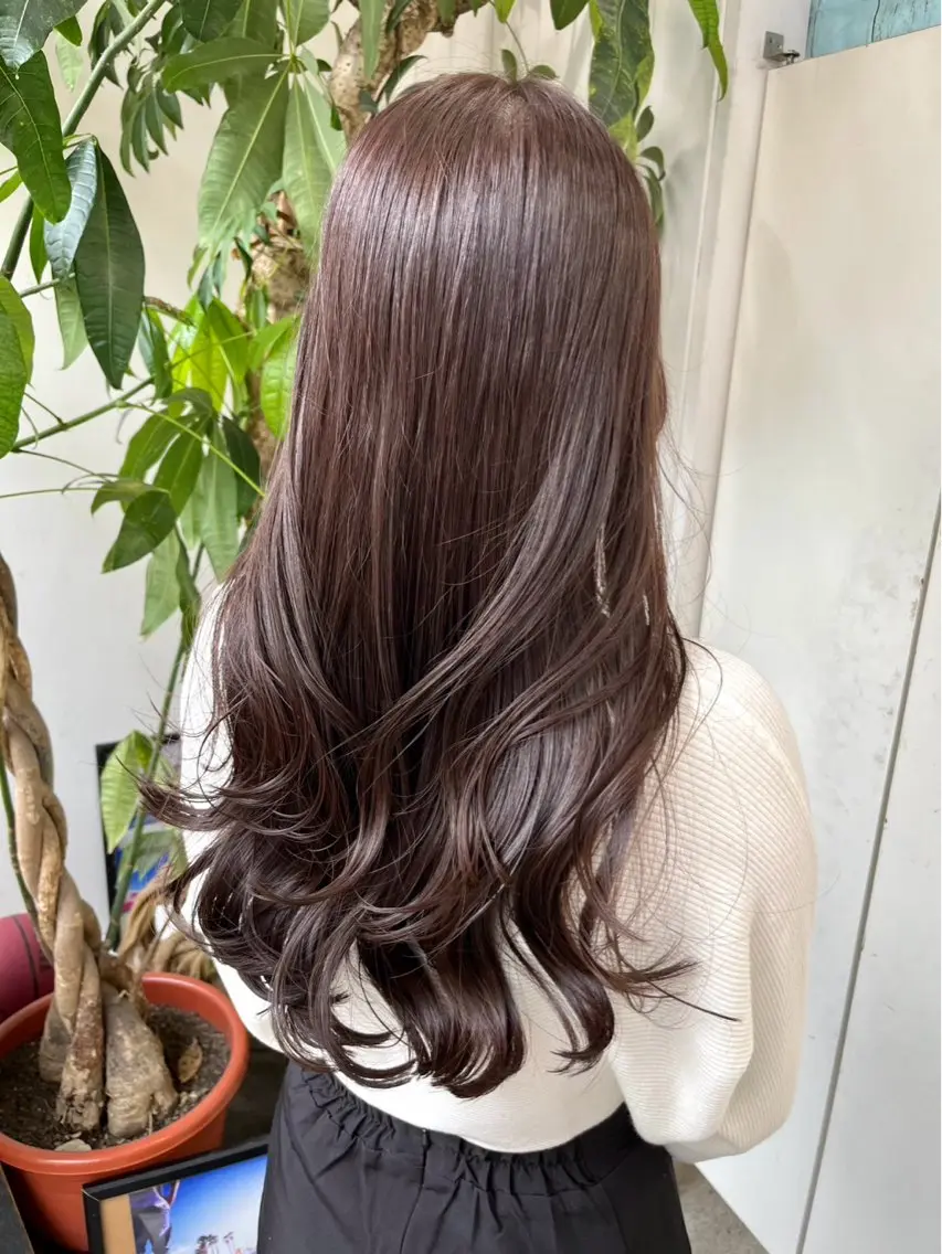 カラー ENV 船橋 佐久間 彩のヘアスタイル
