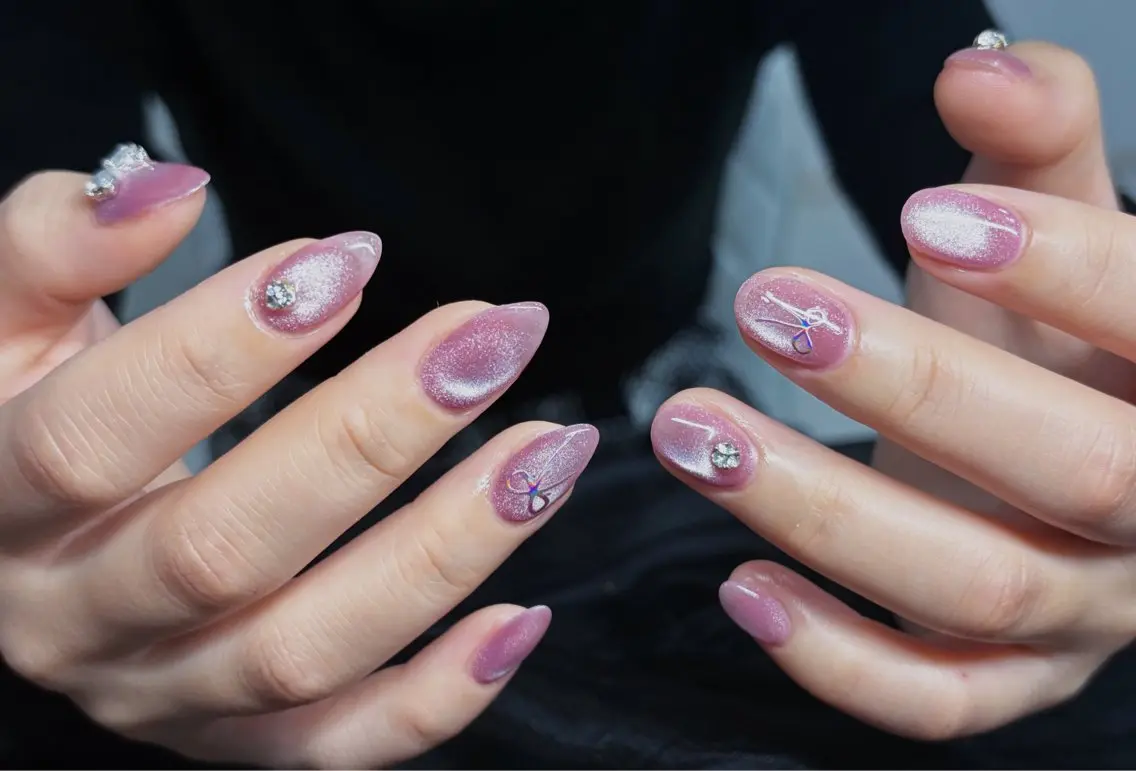 ネイル スカルプネイル シンプルネイル ハンドネイル ハンドケア Lu nailsalonのネイルデザイン