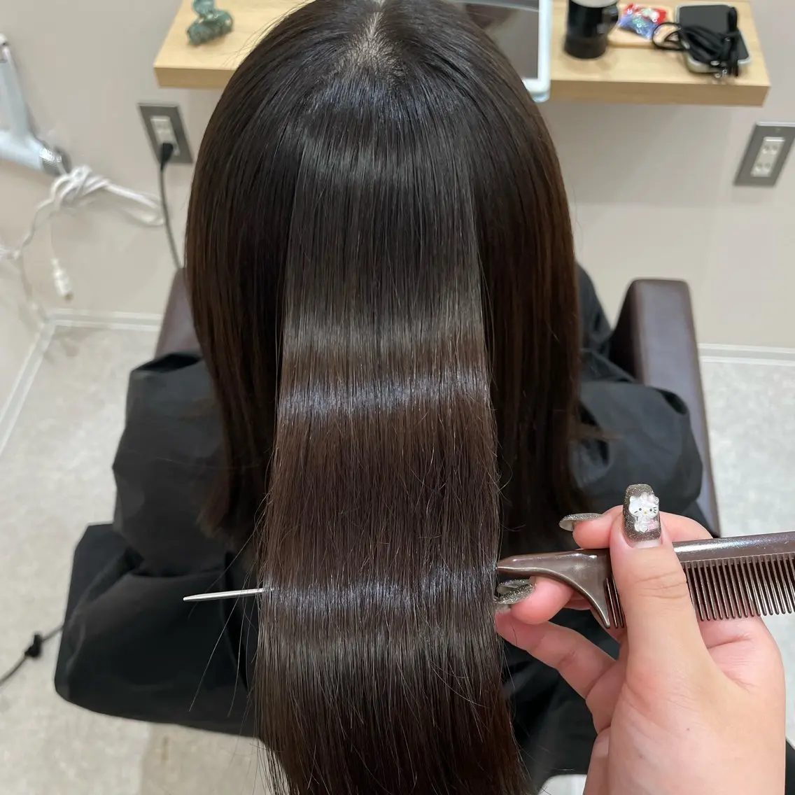 ロング 髪質改善 縮毛矯正 REINA ISHIDOのヘアスタイル