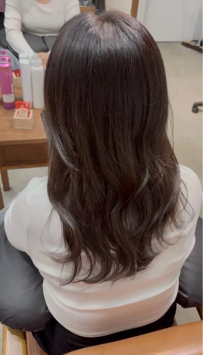 セミロング カット ヘアカラー トリートメント SONO 【一宮】のヘアスタイル