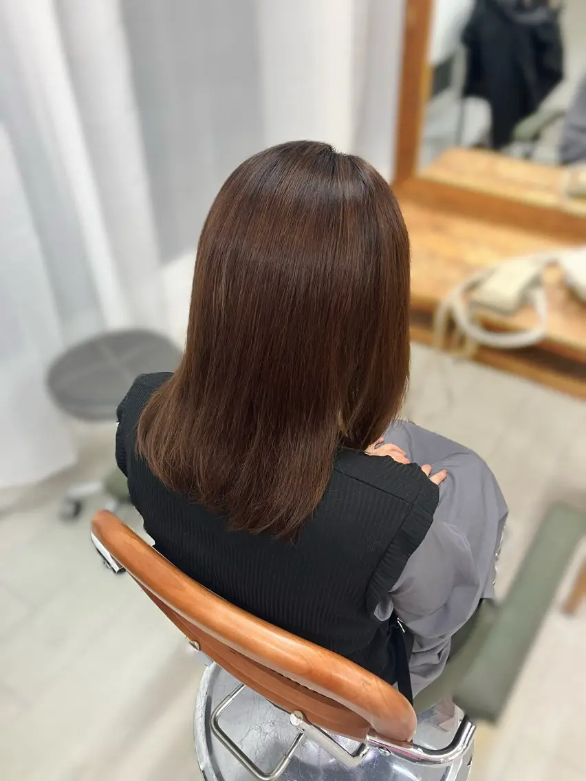 パーマ 縮毛矯正 縮毛矯正 熊谷 ひなたのヘアスタイル