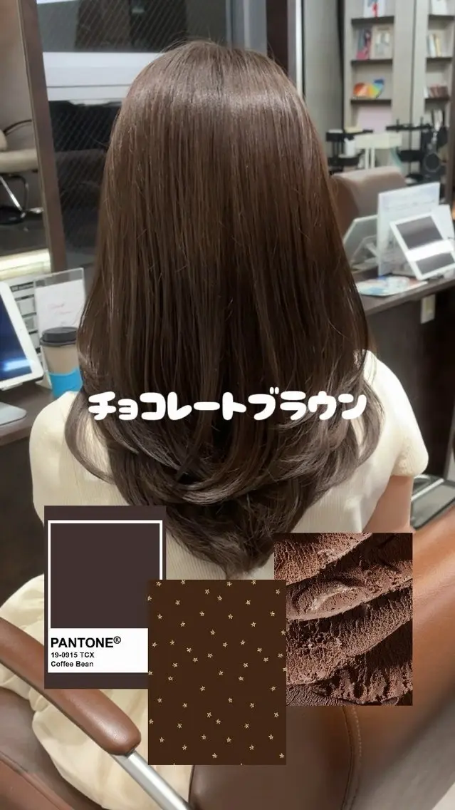 カラー ヘアカラー Runa 🐈‍⬛🎀のヘアスタイル