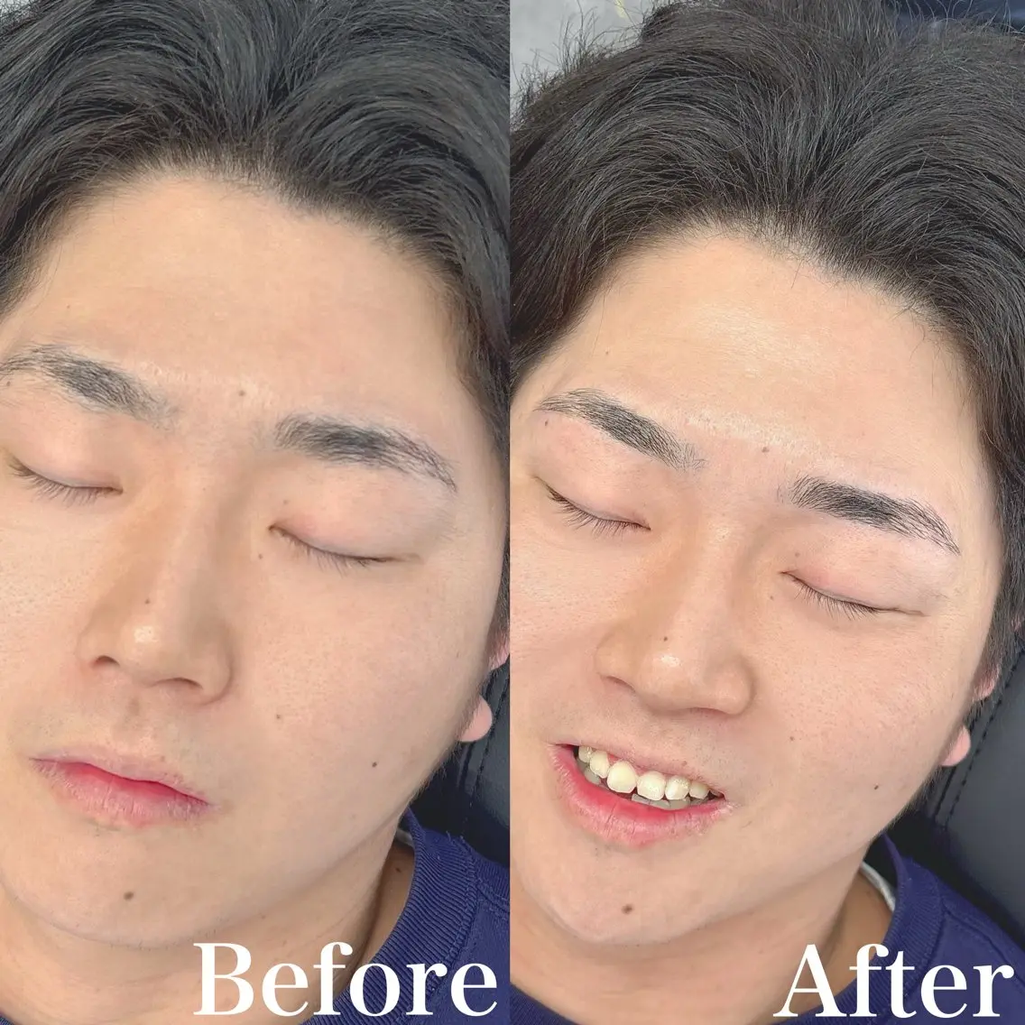 メンズ アイブロウ ワックス脱毛 眉カット 30空きあり Yusukeの眉毛・アイブロウイメージ