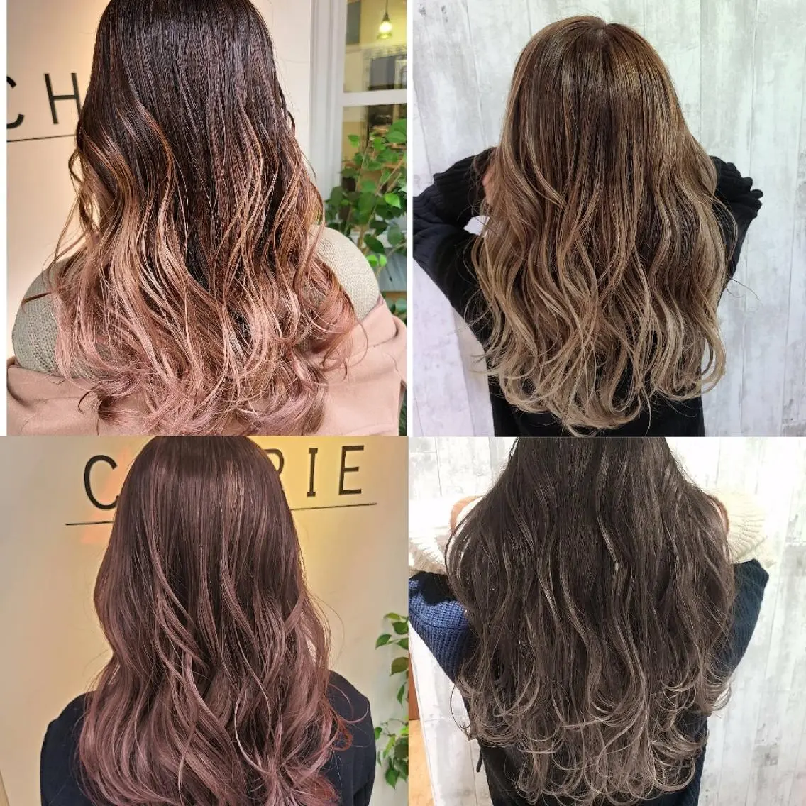 セミロング カラー ヘアカラー バレイヤージュ/ ハイライト/大内格のヘアスタイル