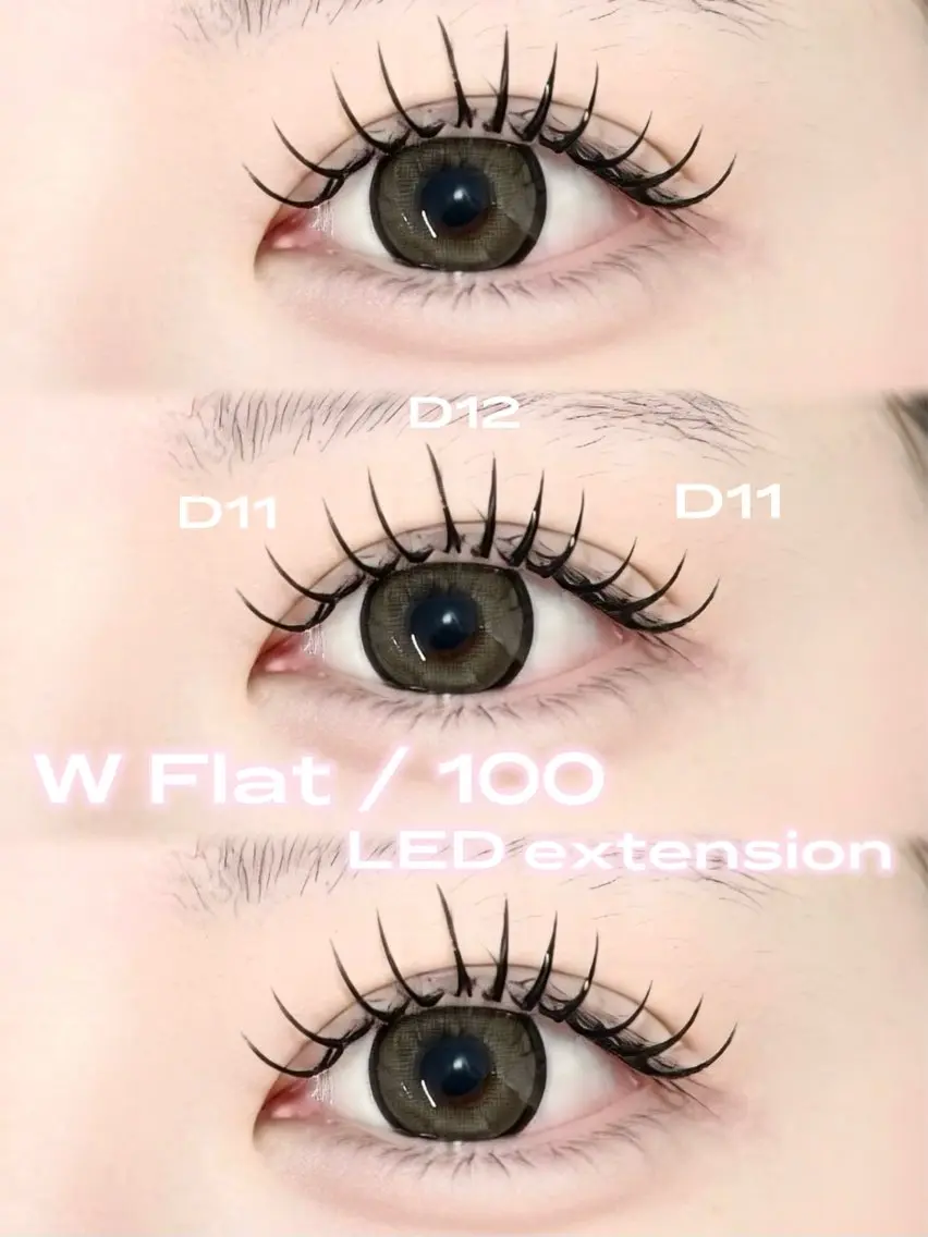 【当日限定】🩵LEDダブルフラットラッシュ80束🍯の写真