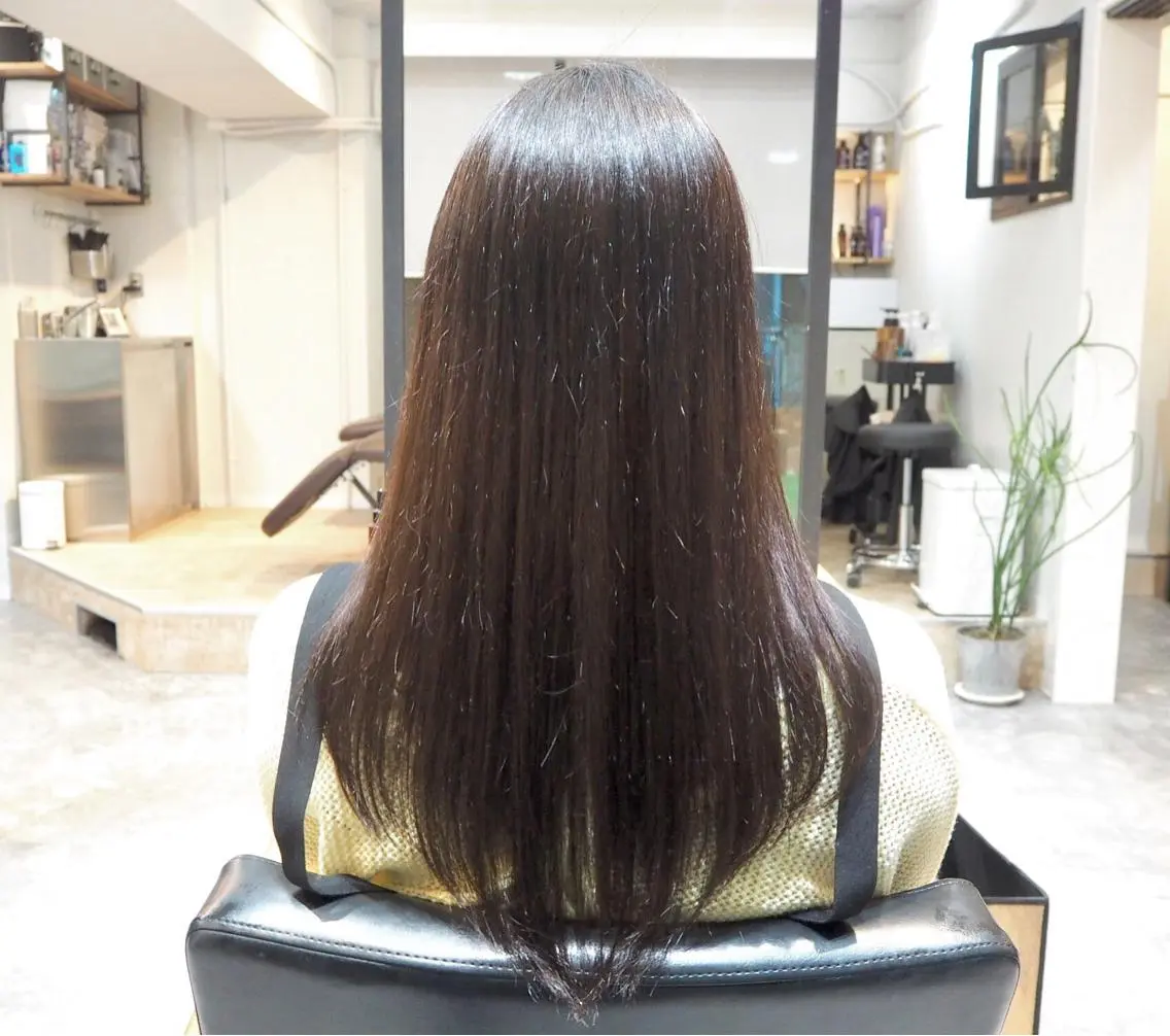 セミロング トリートメント ヘアカラー トリートメント 高橋 悠介のヘアスタイル