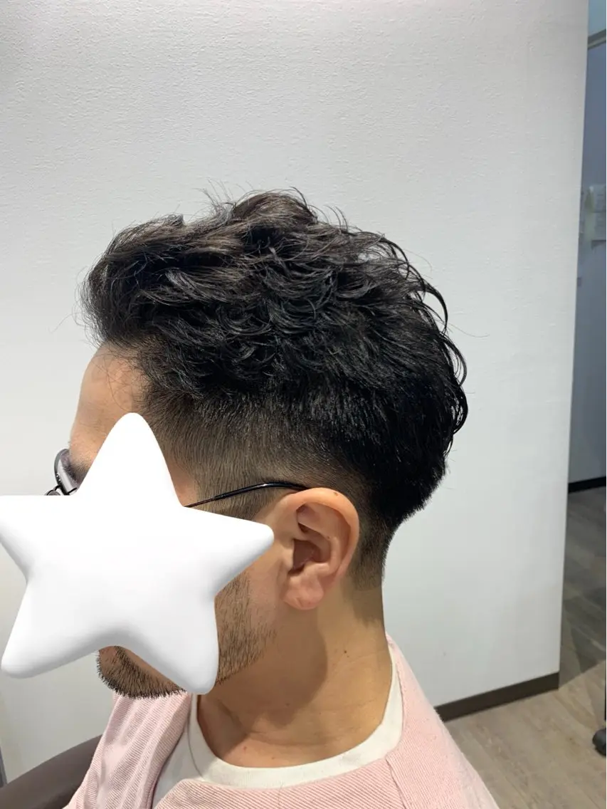 ショート パーマ メンズ 国領 善久のヘアスタイル