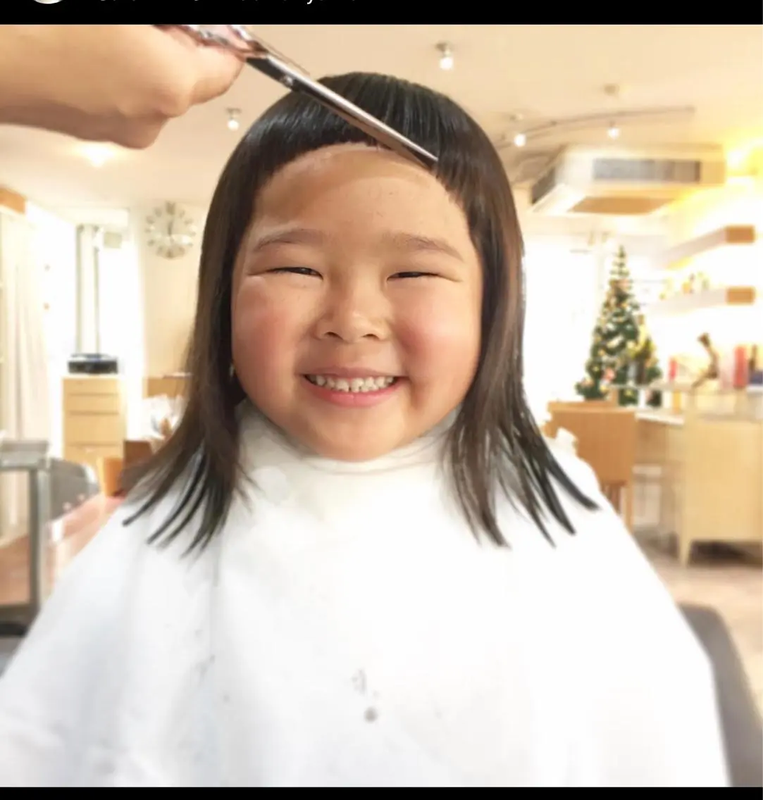 前髪カット✂︎でイメージチェンジの写真