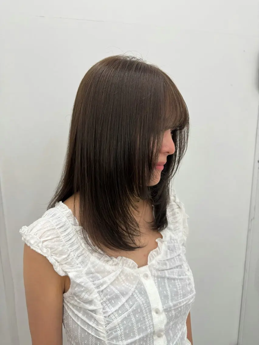 ミディアム ヘアカラー Elme/ ワンカラー大募集💞のヘアスタイル