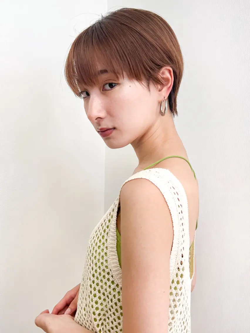 ショート ショートヘア 【メンズモデル募集】 RIINAのヘアスタイル