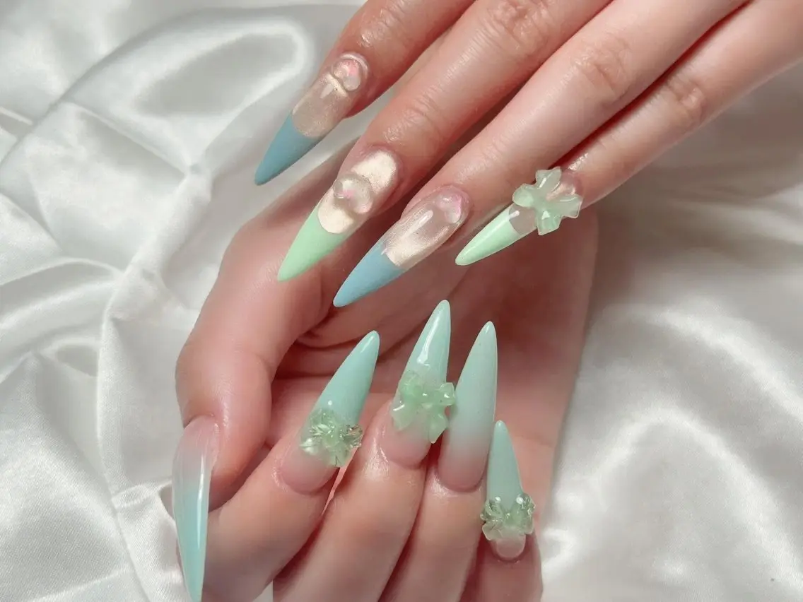ネイル フットネイル フレンチネイル グラデーション 韓国ネイル マグネットネイル ハンドネイル ハンドケア Hara Nail 【持ち込みOK】のネイルデザイン