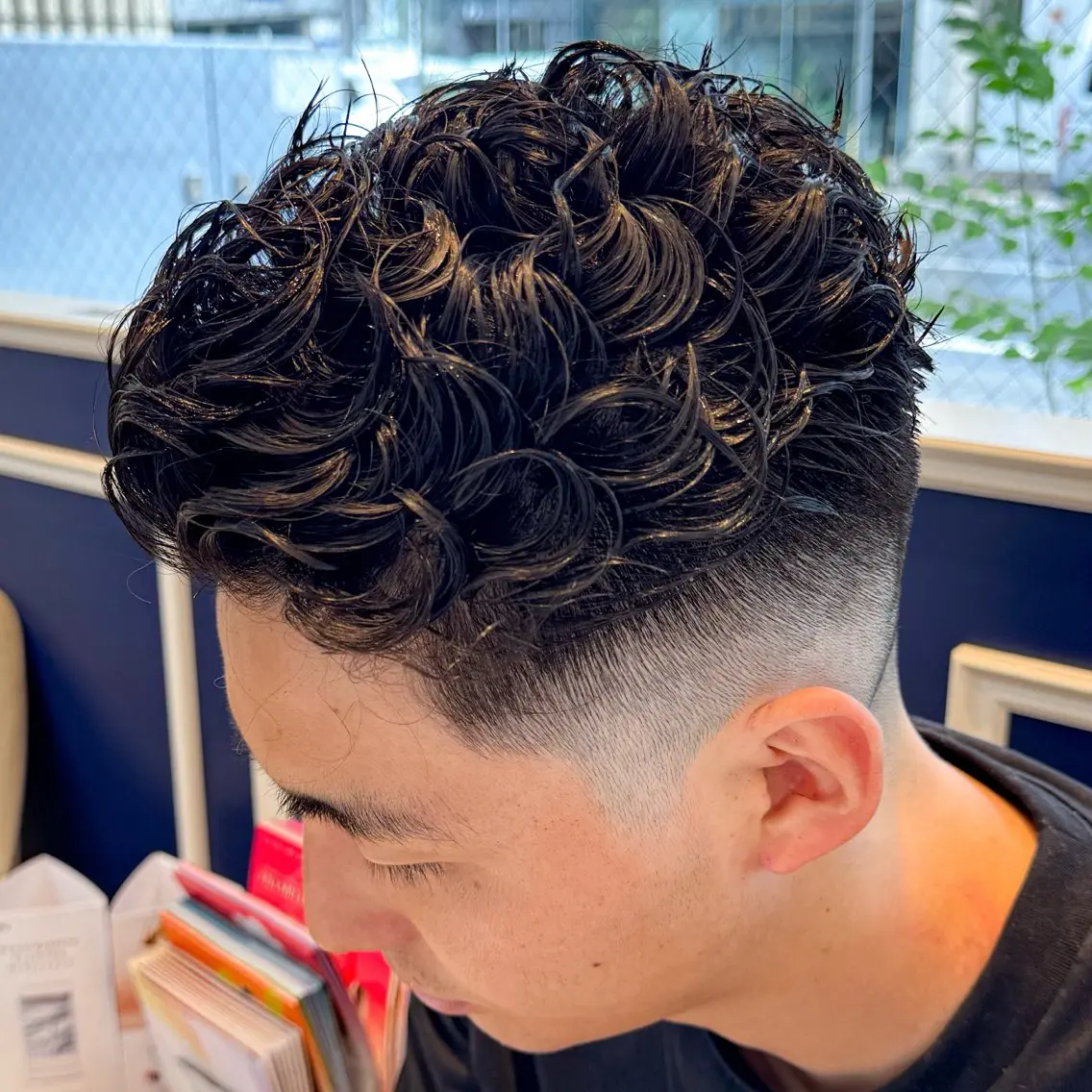 ショート パーマ メンズ メンズパーマ 吉田 新平のヘアスタイル