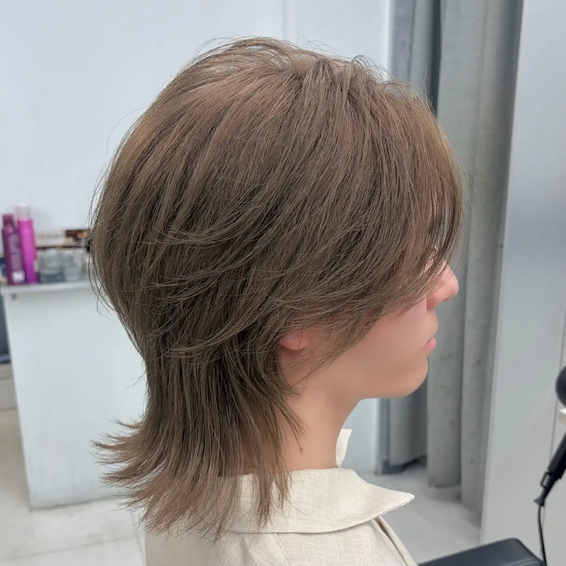 セミロング カラー メンズ カット ヘアカラー トリートメント メンズ♱ハイトーン♱ ウルフʜᴀʀᴜᴋᴀのヘアスタイル