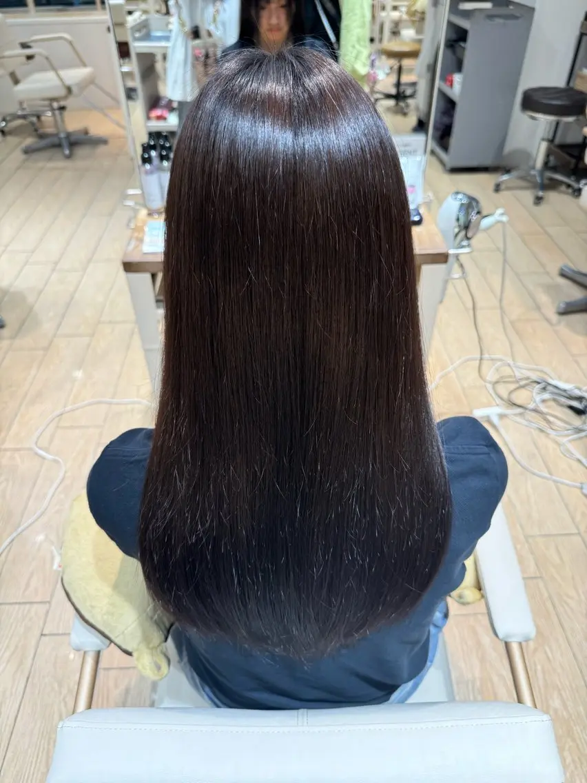 ロング 艶カラー/中崎町/ マナ🌼のヘアスタイル