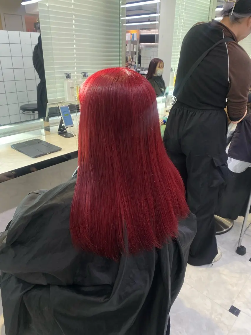 ロング ヘアカラー ♥️韓国風透明感 暖色misa♥️のヘアスタイル