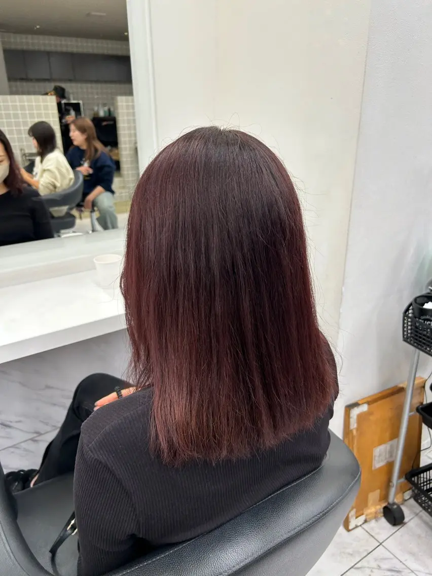 カラー パーマ ヘアアレンジ メンズ 🥯縮毛/レイヤー/ ベージュヘア🥯のヘアスタイル