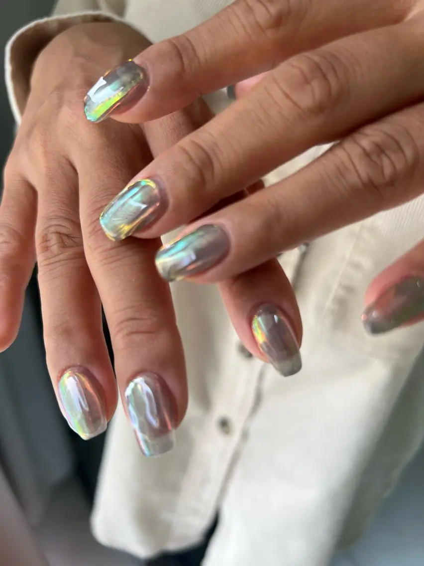 ネイル ミラーネイル 持ち込み Charme. NOBUKOのネイルデザイン