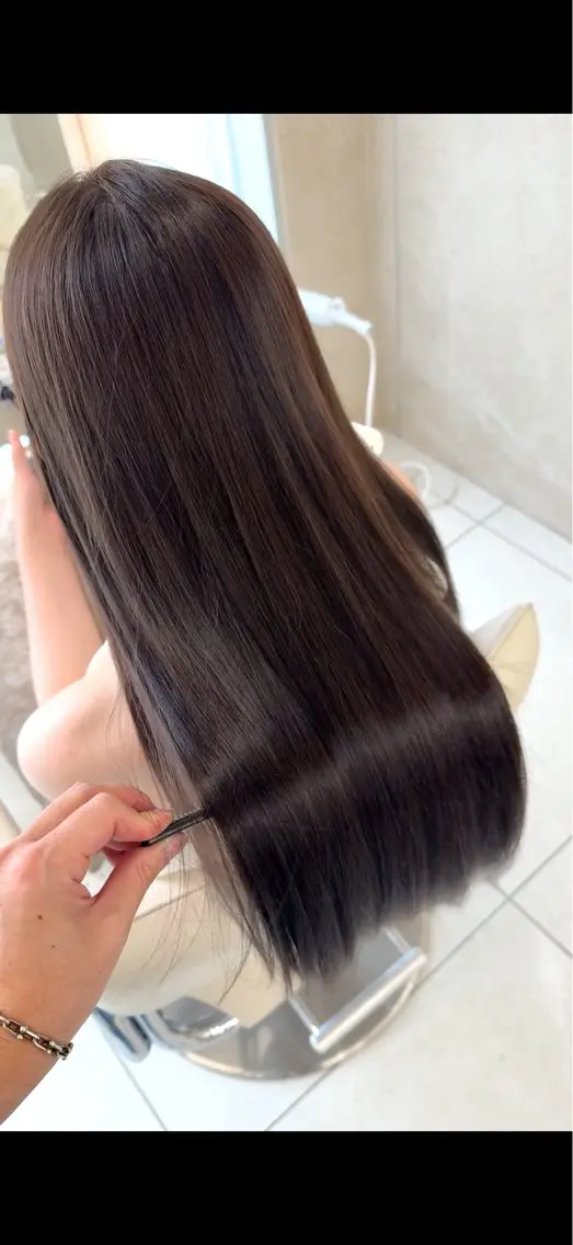 ロング 名古屋/レイヤー 島原　由璃のヘアスタイル