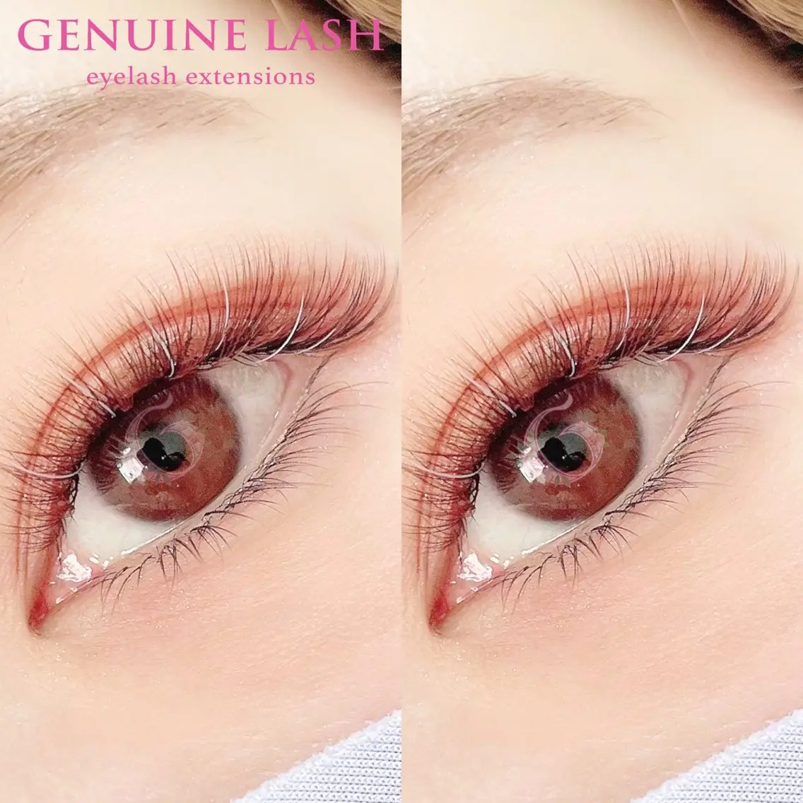 マツエク・マツパ 付け放題 カラーマツエク ボリュームラッシュ GENUINE LASH　SAKIのマツエク・マツパデザイン