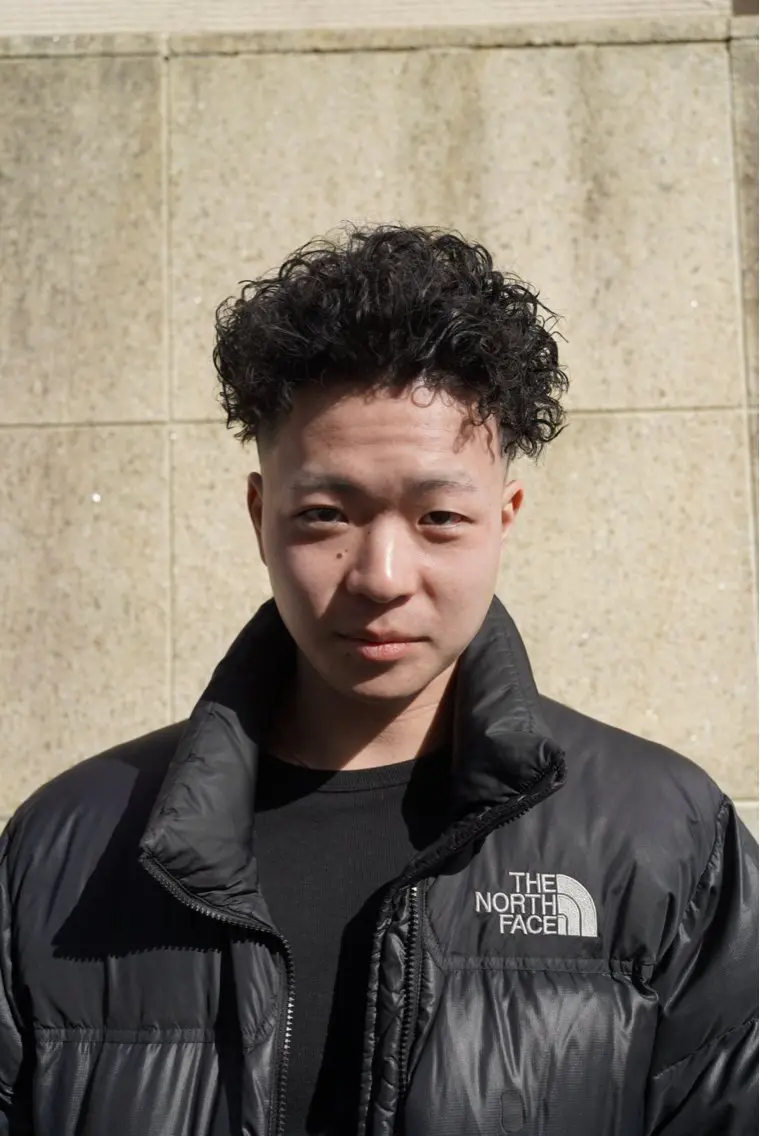 パーマ メンズ メンズパーマ 関 晃哉のヘアスタイル