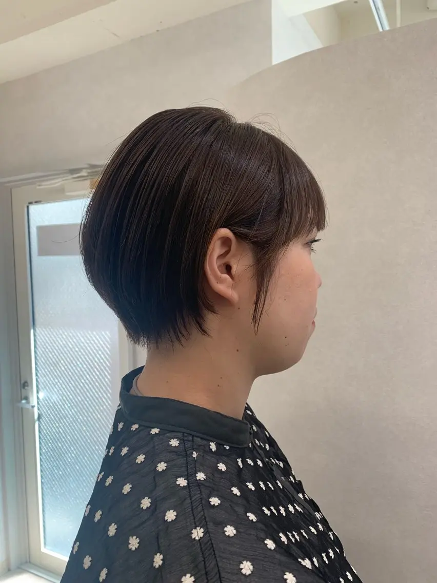 ショート メンズ カット 福永 ちひろのヘアスタイル