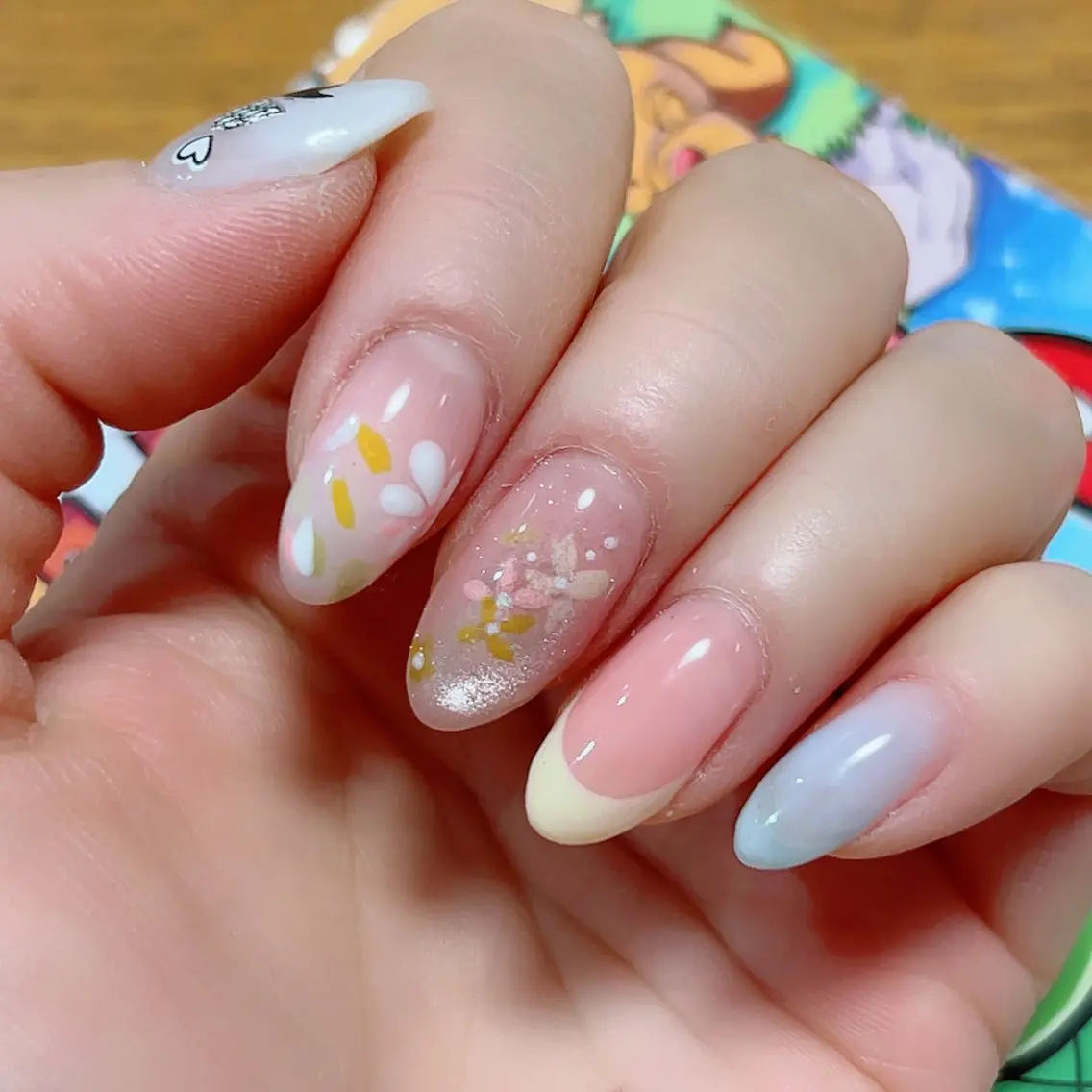ネイル マグネットネイル バレンタイン Cute Tips nailのネイルデザイン