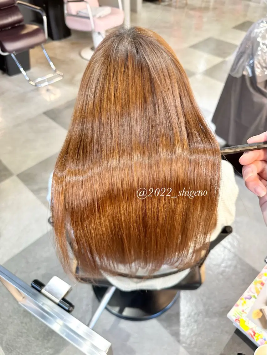 ロング 縮毛矯正 髪質改善|縮毛矯正 ◎店長◎Keitaのヘアスタイル