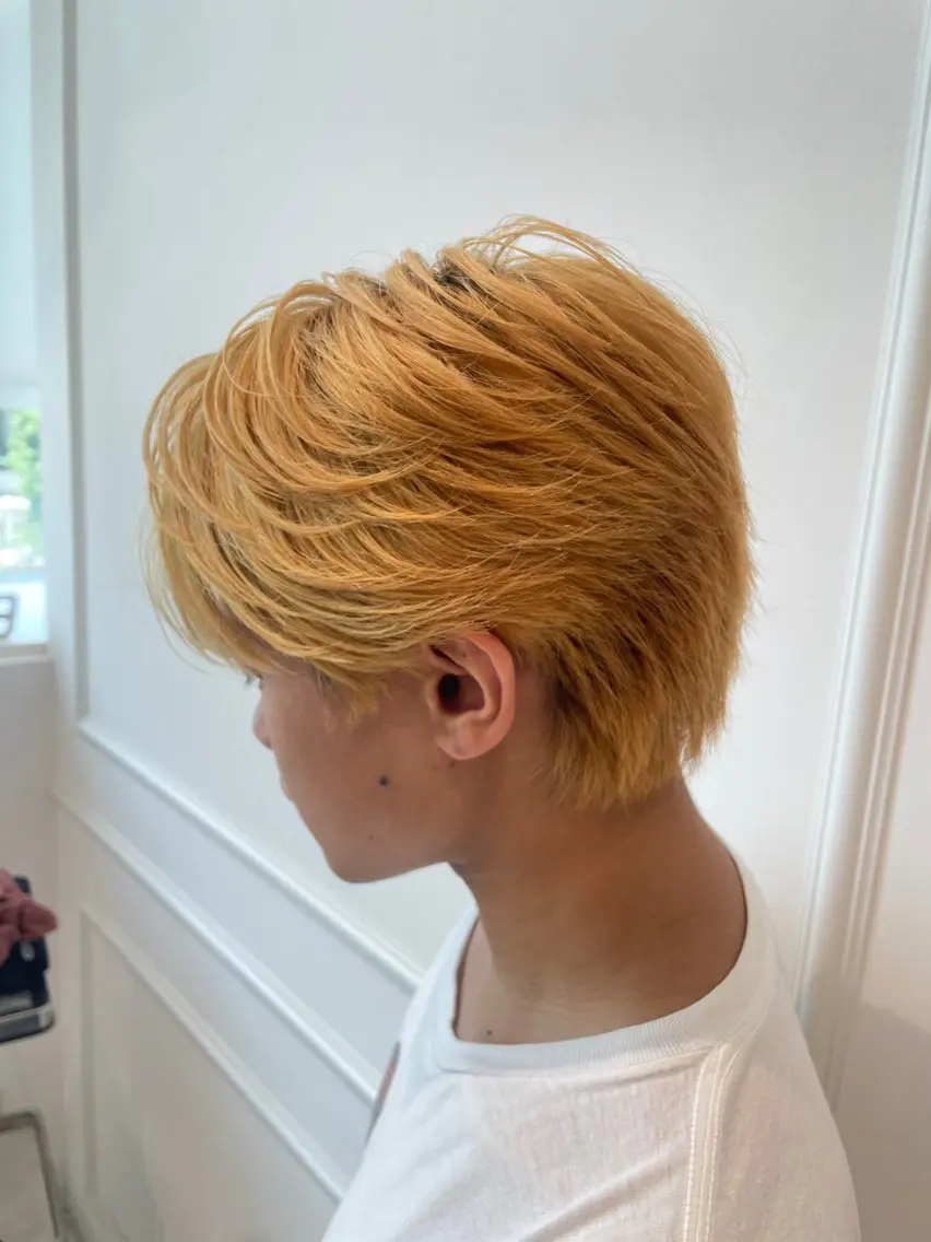 メンズ カット トリートメント 女性モデル募集中‼️ メンズパーマ片岡優介のヘアスタイル